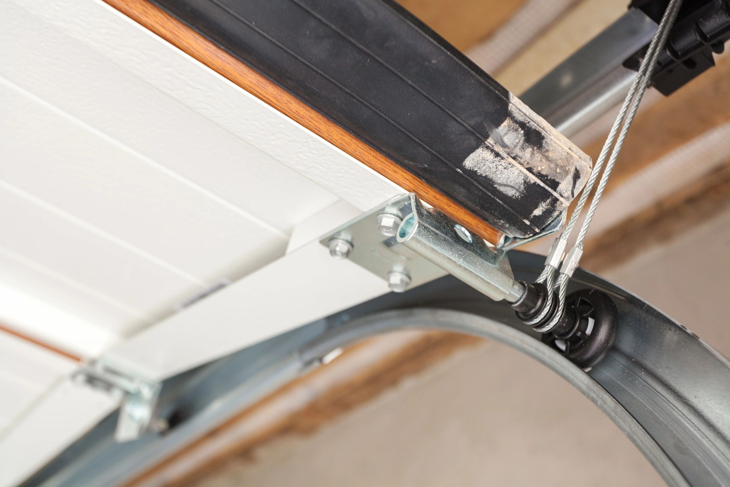 New garage door installation